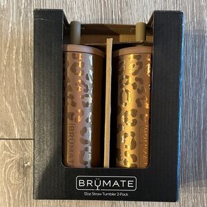 BrüMate Leopard Print 12oz Tumbler Set